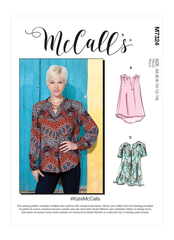 McCall’s Top Sewing Pattern M7324