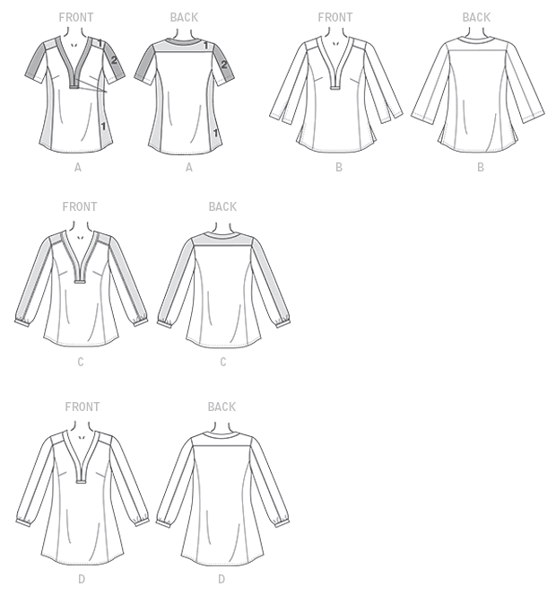 McCall’s Top Sewing Pattern M7357