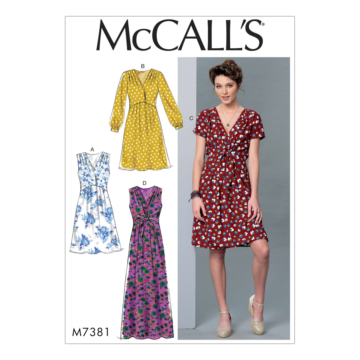 McCall’s Dress Sewing Pattern M7381
