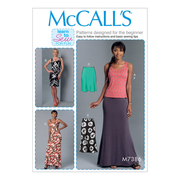McCall’s Casual Sewing Pattern M7386