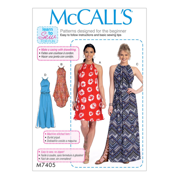 McCall’s Dress Sewing Pattern M7405