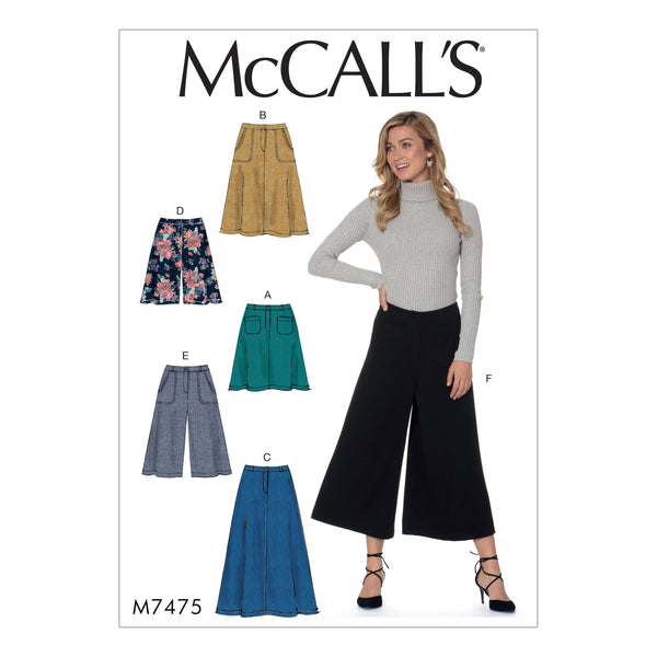 McCall’s Skirt Sewing Pattern M7475