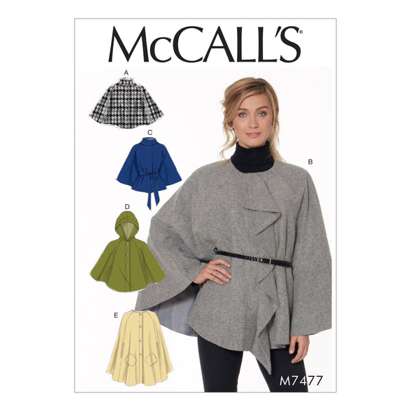 McCall’s Outerwear Sewing Pattern M7477