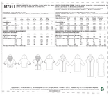 McCall’s Jacket Sewing Pattern M7511