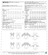 McCall’s Top Sewing Pattern M7572