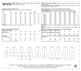 McCall’s Pants Sewing Pattern M7576