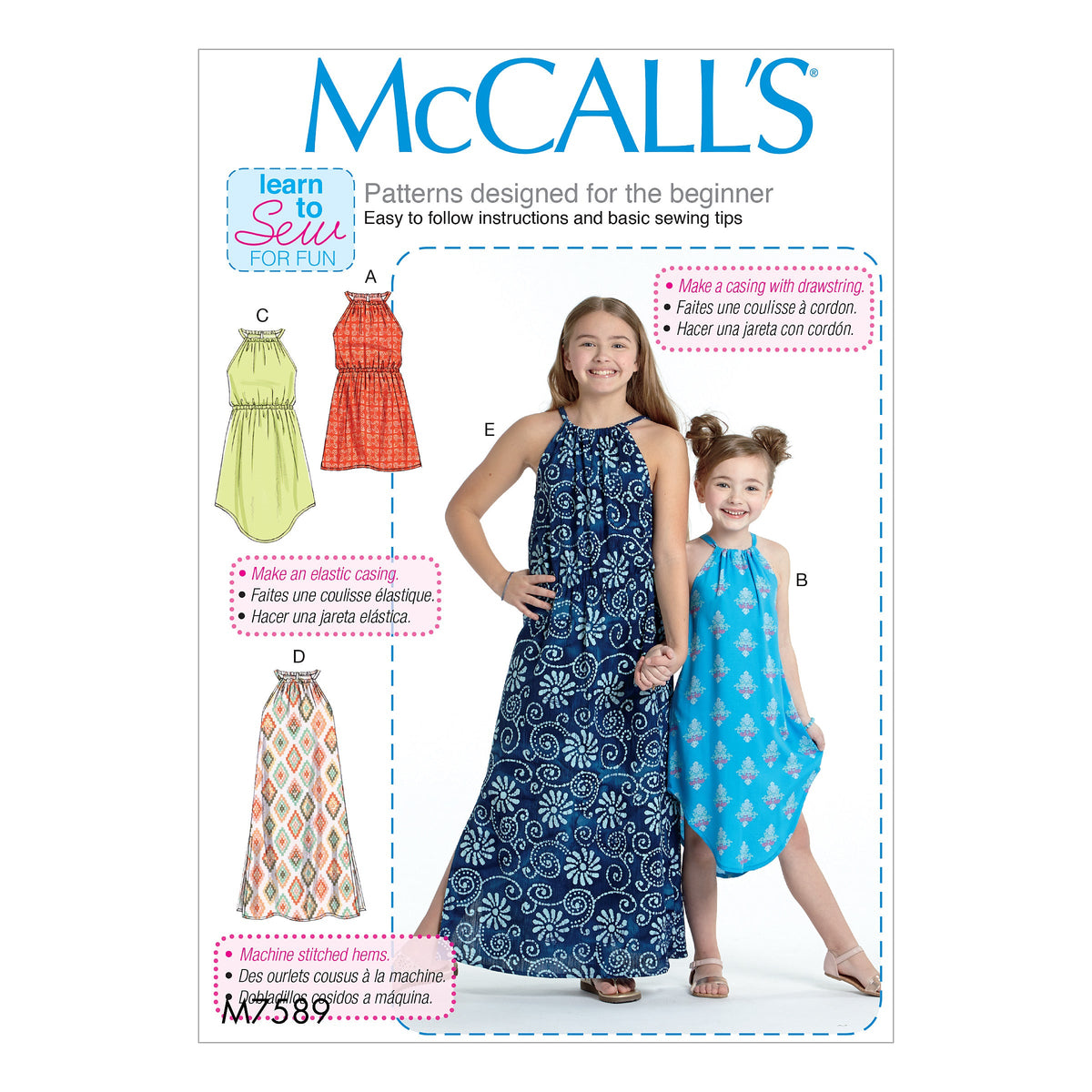 McCall’s Dress Sewing Pattern M7589