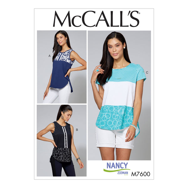 McCall’s Top Sewing Pattern M7600