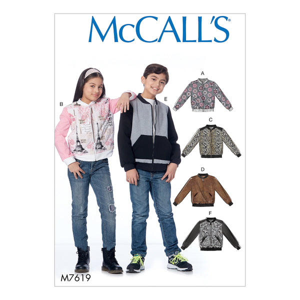 McCall’s Jacket Sewing Pattern M7619