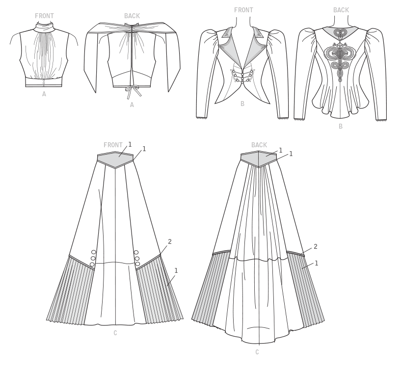 McCall’s Costumes Sewing Pattern M7732