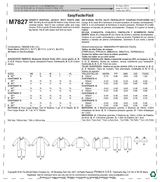 McCall’s Baby Sportswear Sewing Pattern M7827