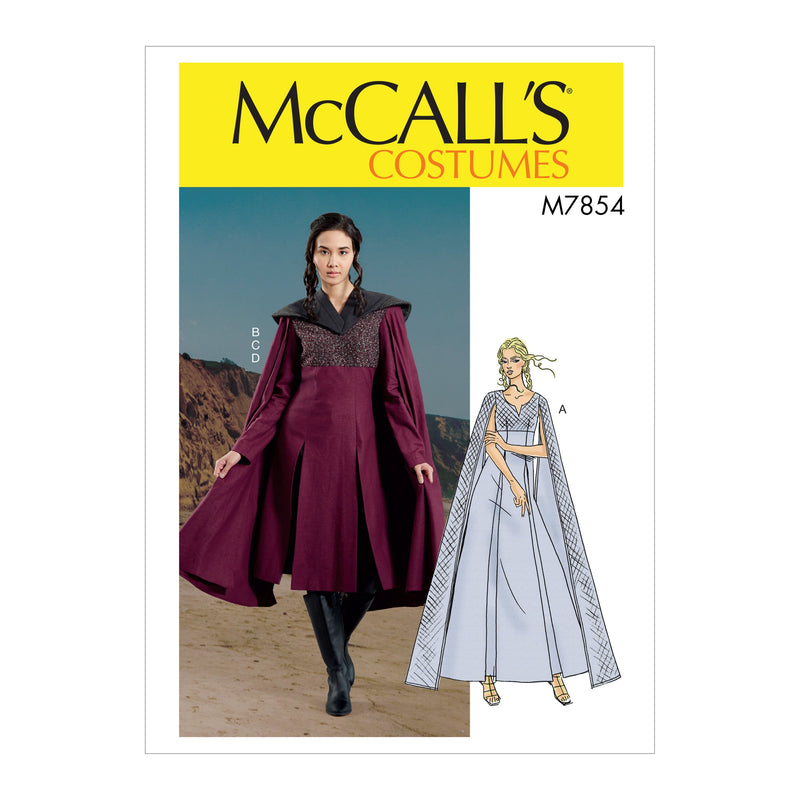 McCall’s Misses Costume Sewing Pattern M7854