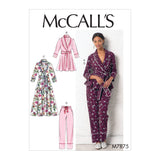 McCall’s Misses Sleepwear Sewing Pattern M7875