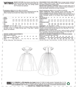 McCall’s Misses Costume Sewing Pattern M7885