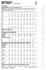 McCall’s Misses Skirt / Pants Sewing Pattern M7907