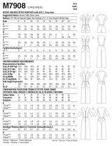 McCall’s Misses Sportswear Sewing Pattern M7908