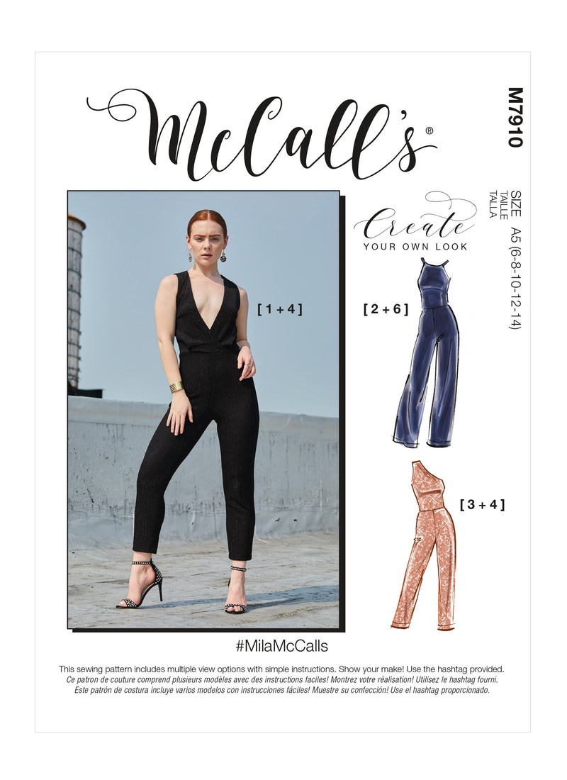 McCall’s Misses Sportswear Sewing Pattern M7910