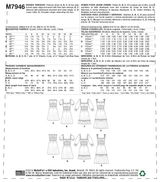 McCall’s Misses Dress Sewing Pattern M7946