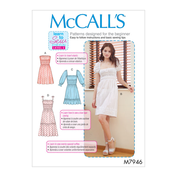 McCall’s Misses Dress Sewing Pattern M7946