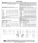 McCall’s Misses Dress Sewing Pattern M7970