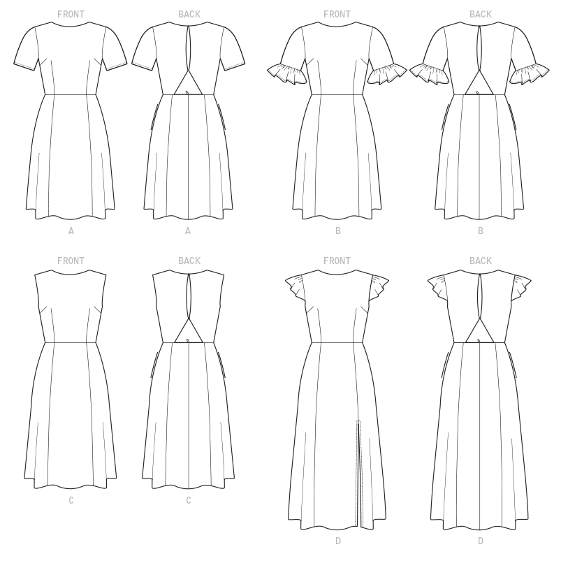 McCall’s Misses Dress Sewing Pattern M7971