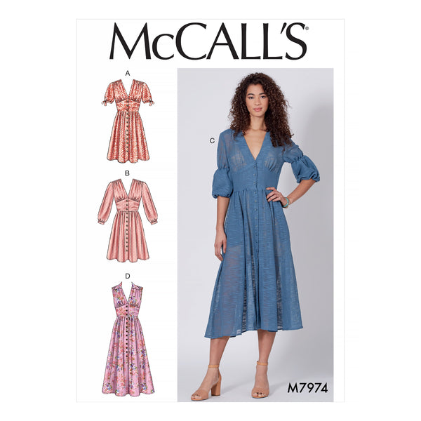 McCall’s Misses Dress Sewing Pattern M7974