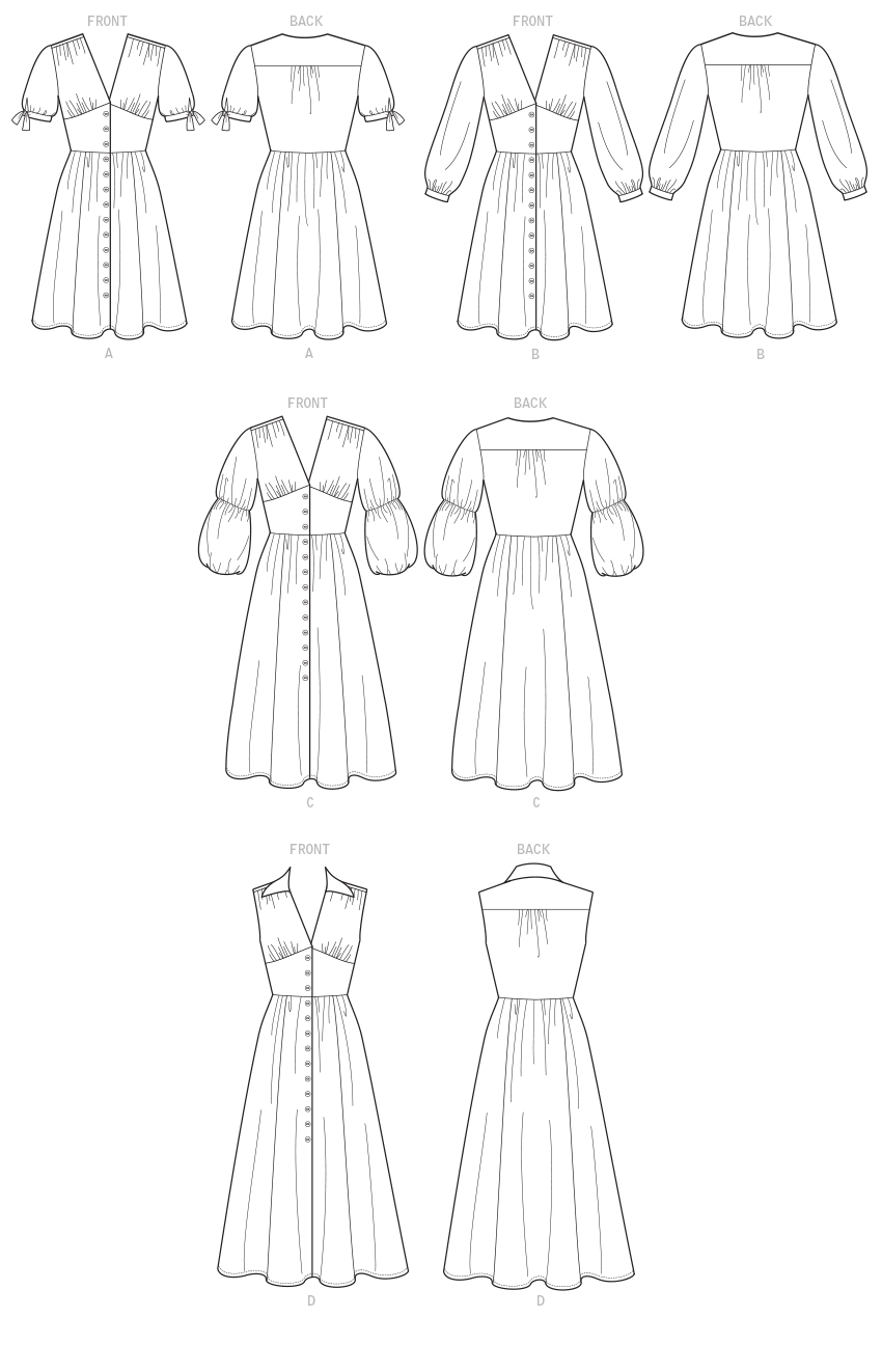 McCall’s Misses Dress Sewing Pattern M7974