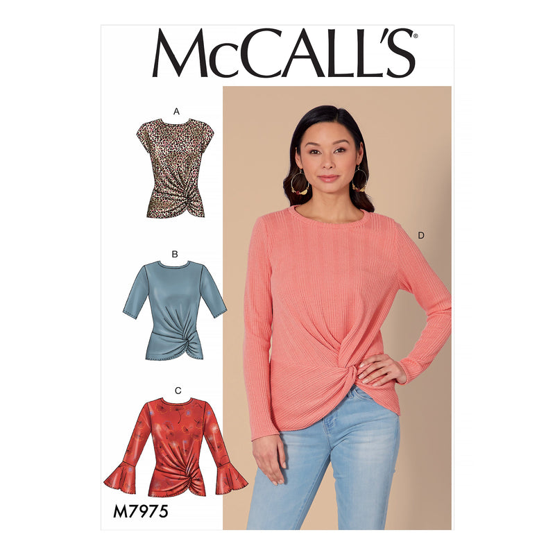 McCall’s Misses Tops Sewing Pattern M7975