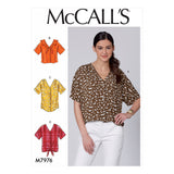 McCall’s Misses Tops Sewing Pattern M7976