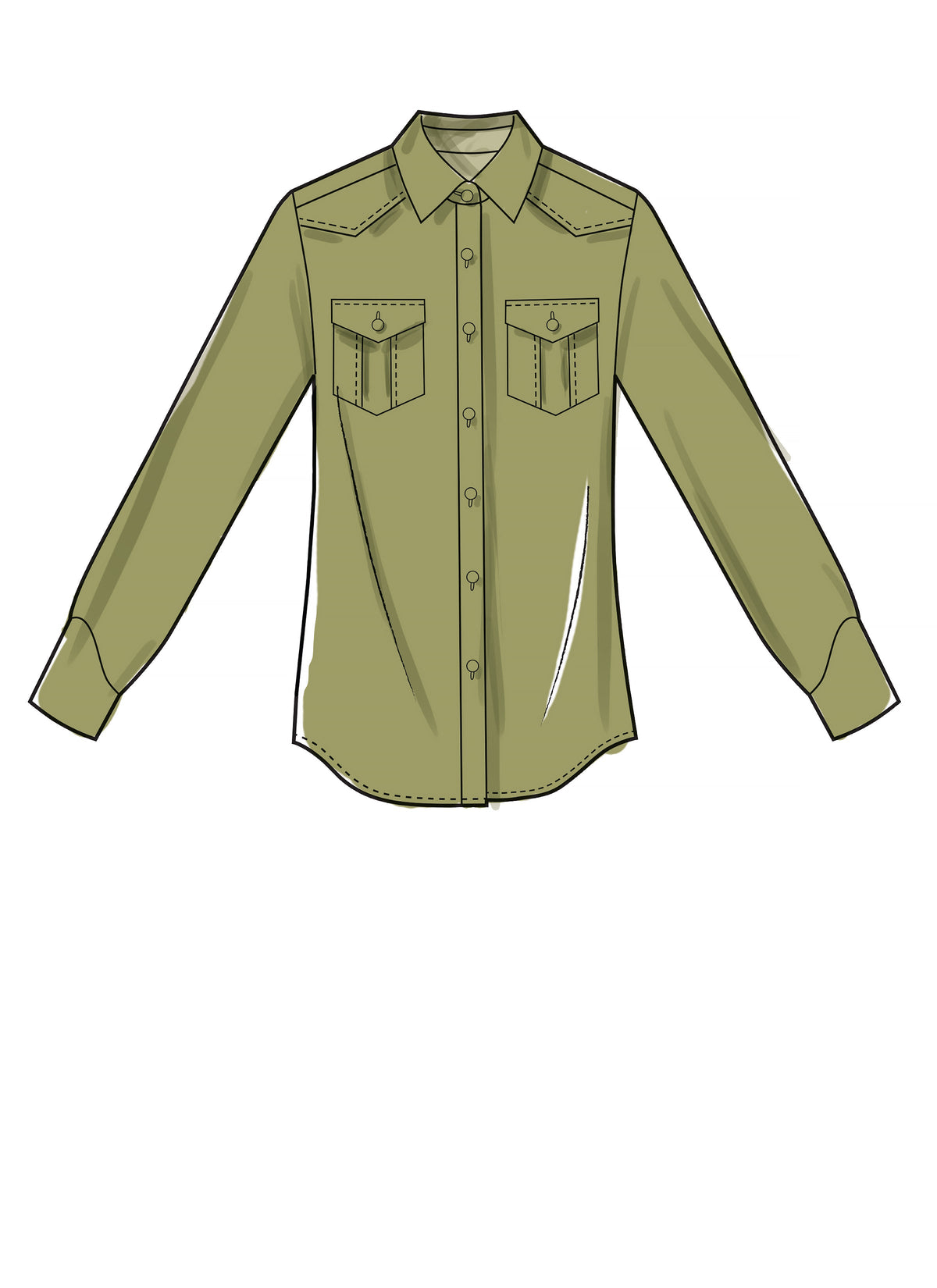 McCall’s Unisex Shirts Sewing Pattern M7980