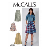 McCall’s Misses Skirts Sewing Pattern M7981