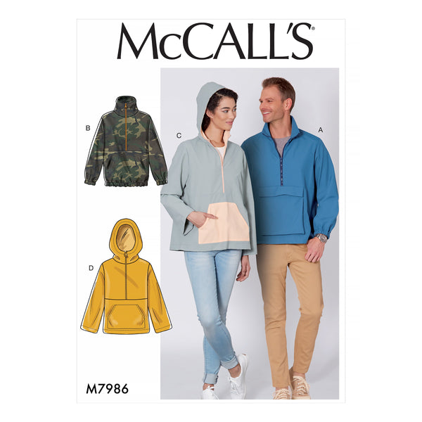 McCall’s Unisex Jacket Sewing Pattern M7986