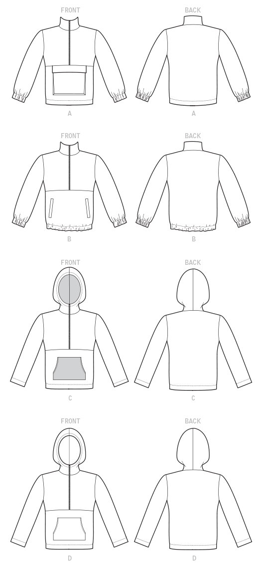McCall’s Unisex Jacket Sewing Pattern M7986