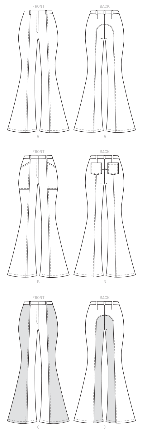 McCall’s Misses Pants Sewing Pattern M8007