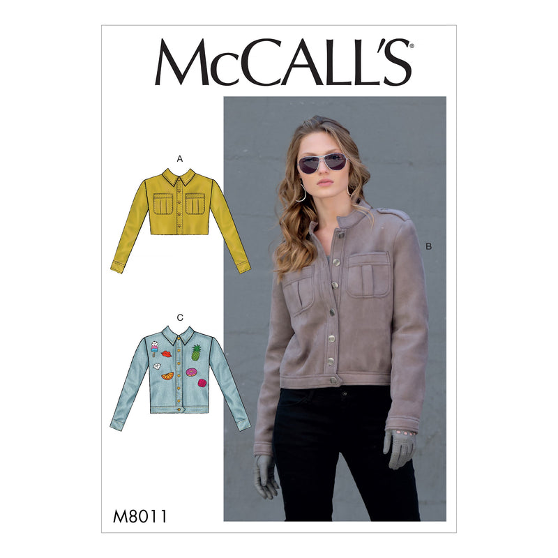 McCall’s Misses Jackets Sewing Pattern M8011