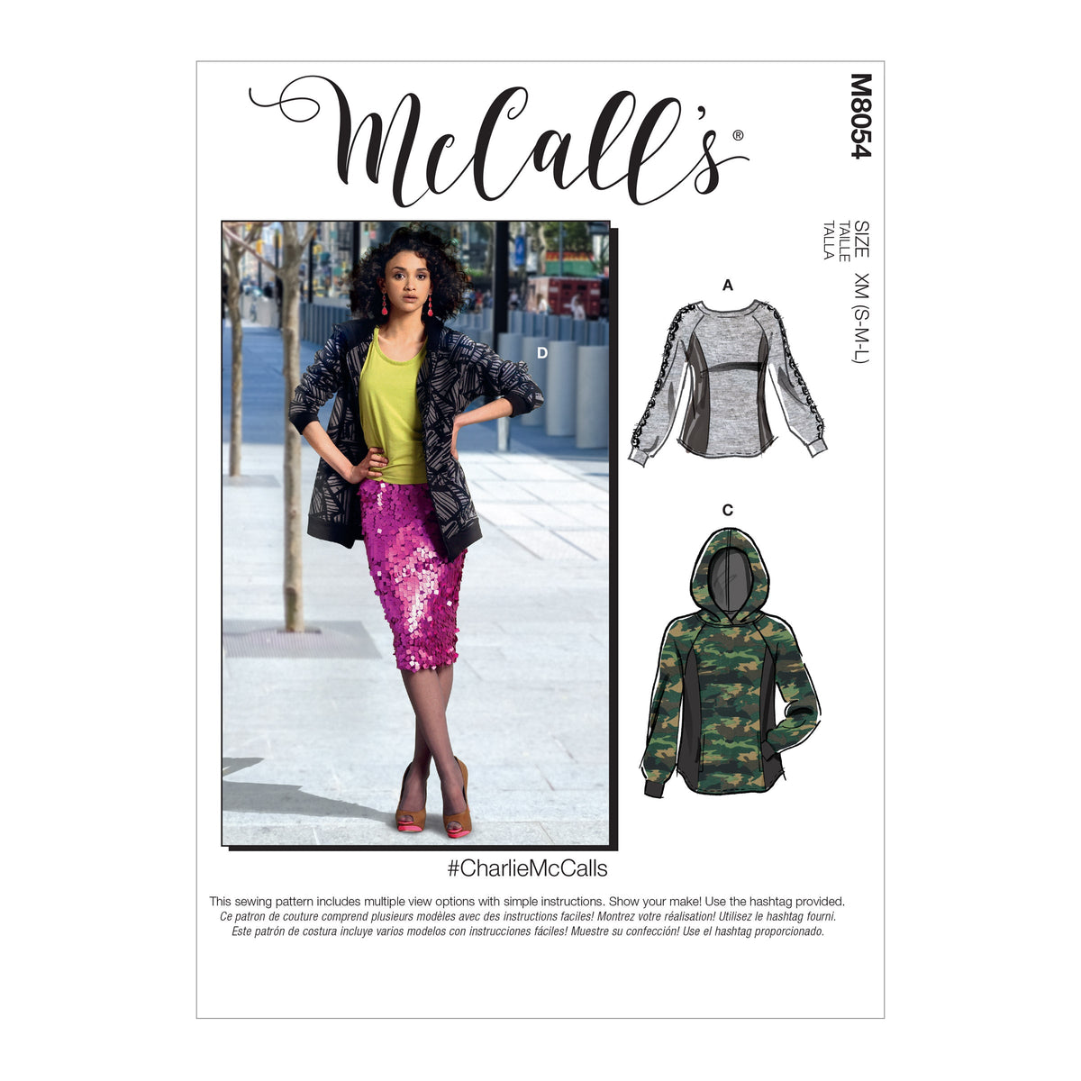 McCall’s Unisex Jacket Sewing Pattern M8054