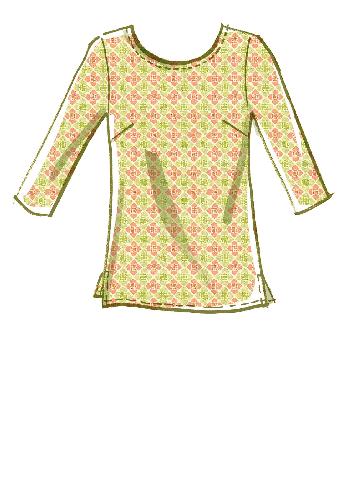McCall’s Misses Plus Top Sewing Pattern M8059