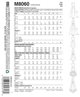 McCall’s Misses Dress Sewing Pattern M8060