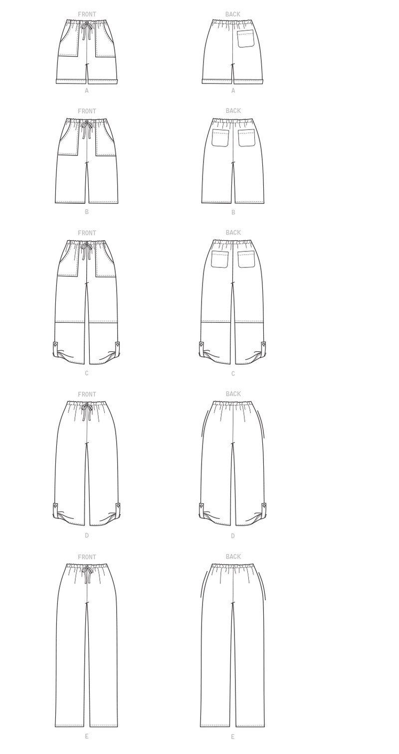 McCall’s Misses Skirt / Pants Sewing Pattern M8063