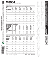 McCall’s Misses Dress Sewing Pattern M8064