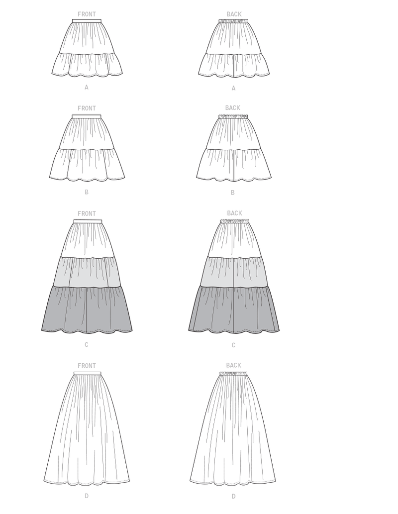 McCall’s Misses Skirt / Pants Sewing Pattern M8066