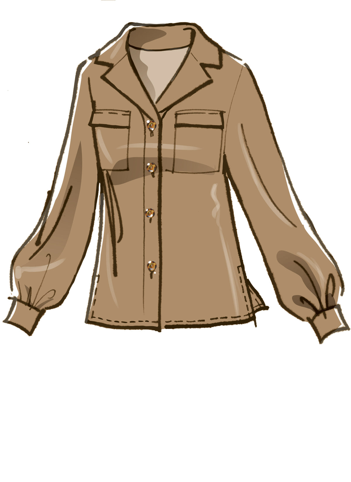 McCall’s Misses Top / Vest Sewing Pattern M8067
