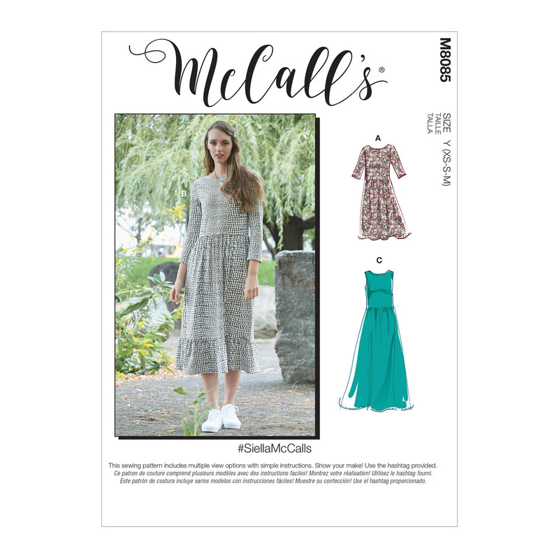 McCall’s Misses Dress Sewing Pattern M8085