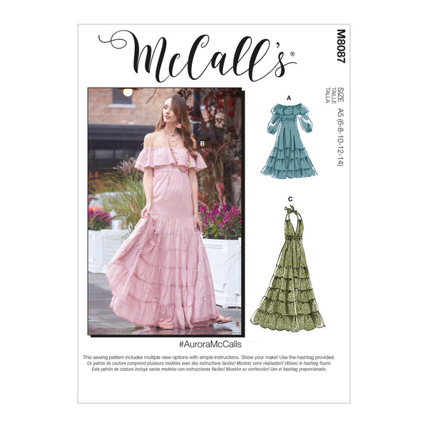 McCall’s Misses Dress Sewing Pattern M8087