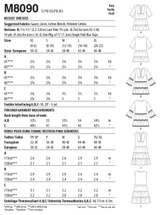 McCall’s Misses Dress Sewing Pattern M8090