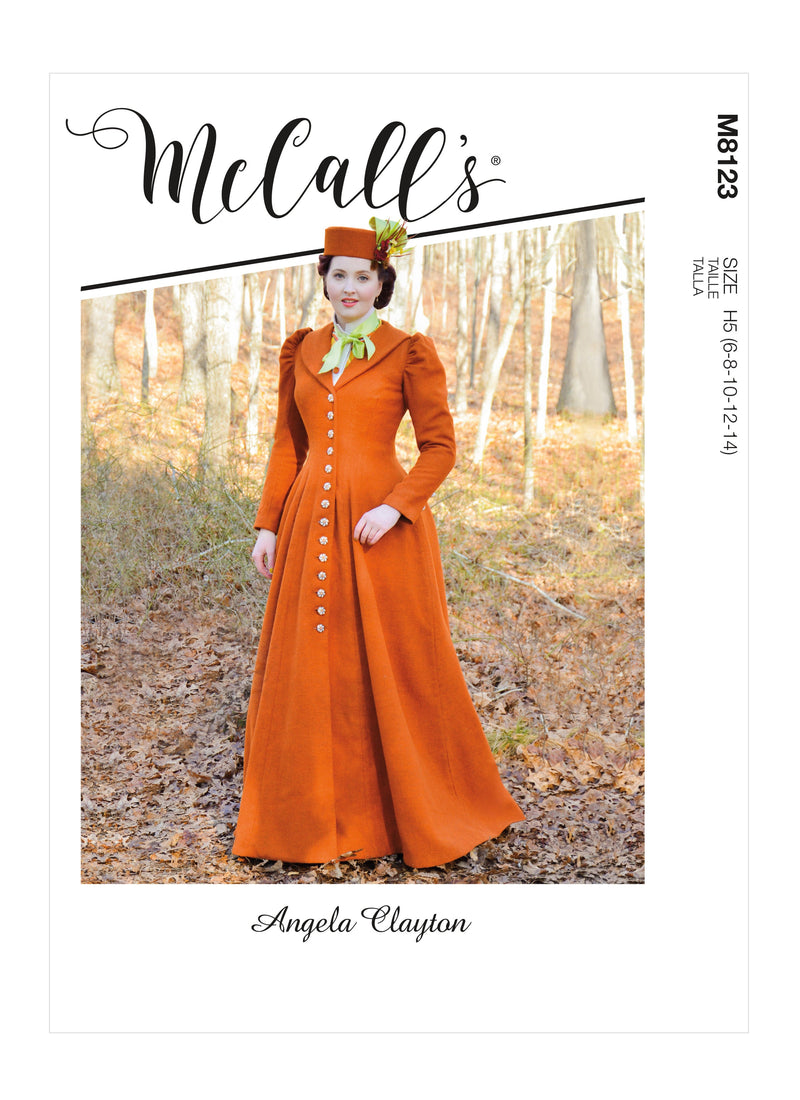 McCall’s Misses Historical Coat Sewing Pattern M8123