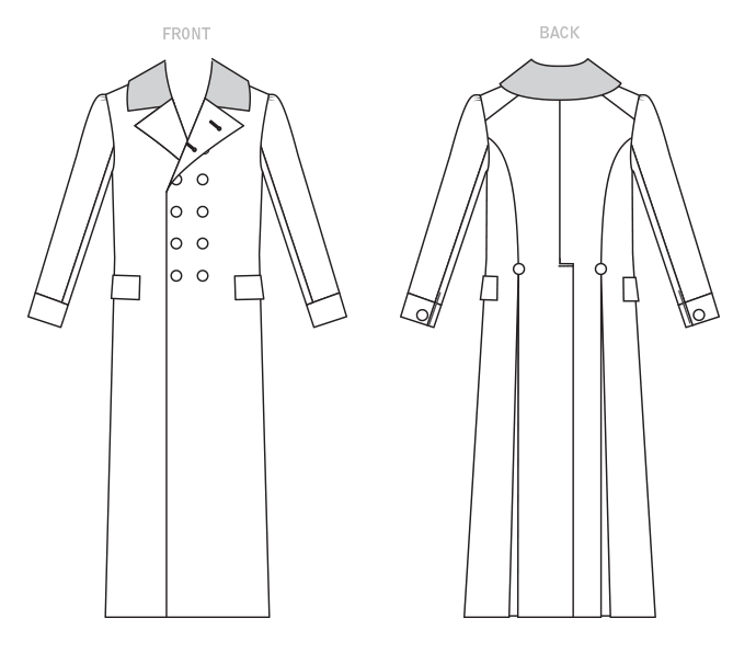 McCall’s Men/Boy Historical Coat Sewing Pattern M8137