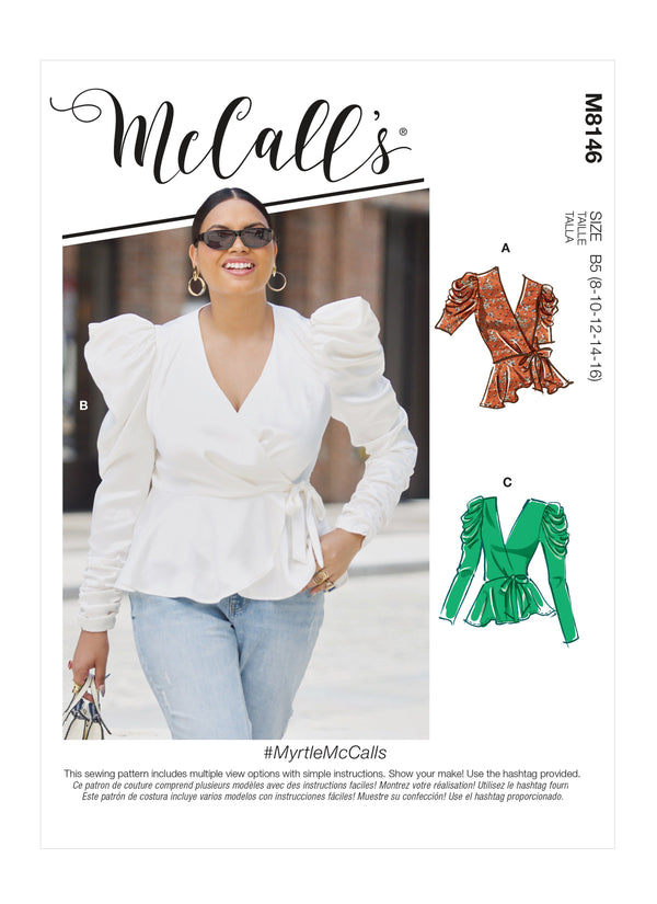 McCall’s Misses & Women's Tops Sewing Pattern M8146