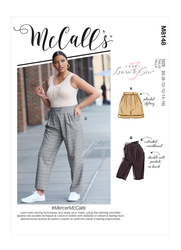 McCall’s Misses & Women's Pants Sewing Pattern M8148