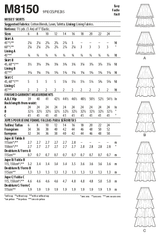 McCall’s Misses Skirts Sewing Pattern M8150